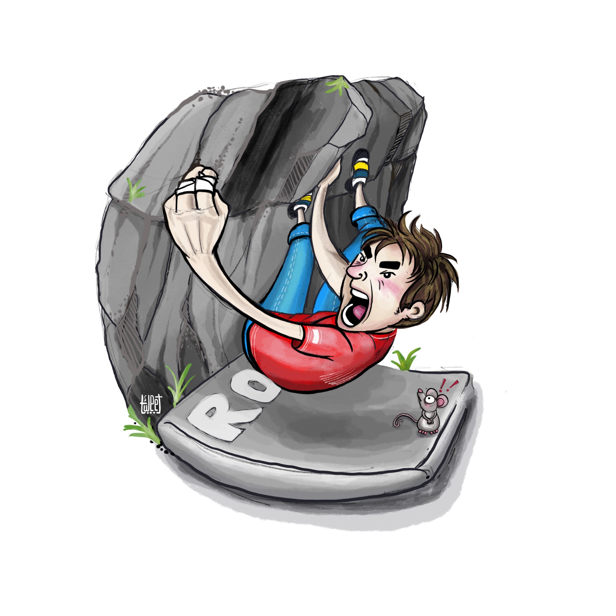 Boulder King - Kletter T-Shirt Boulder King