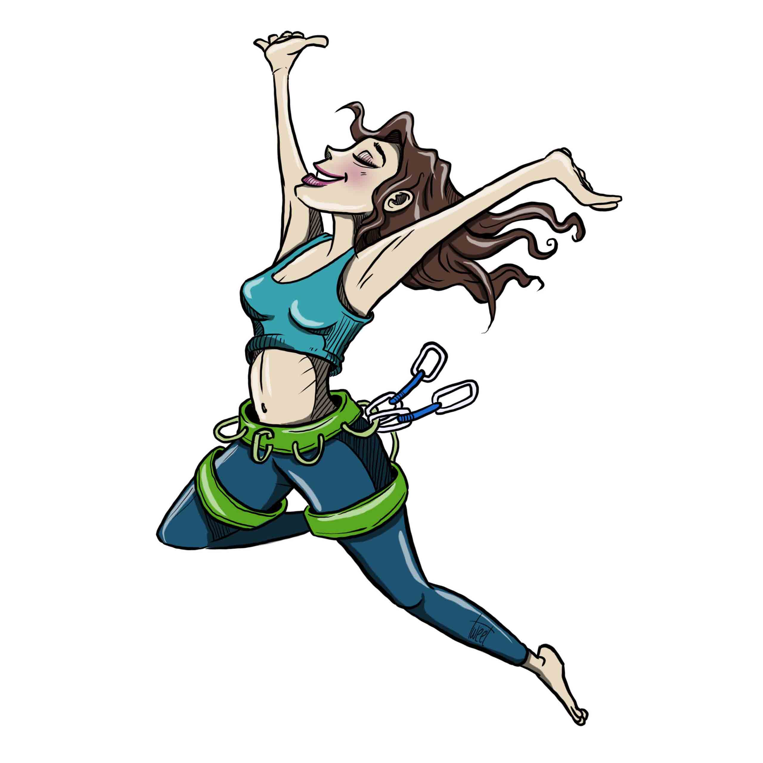 Erfolgreiche Kletterei - Kletter T-Shirt Erfolgreiche Kletterei