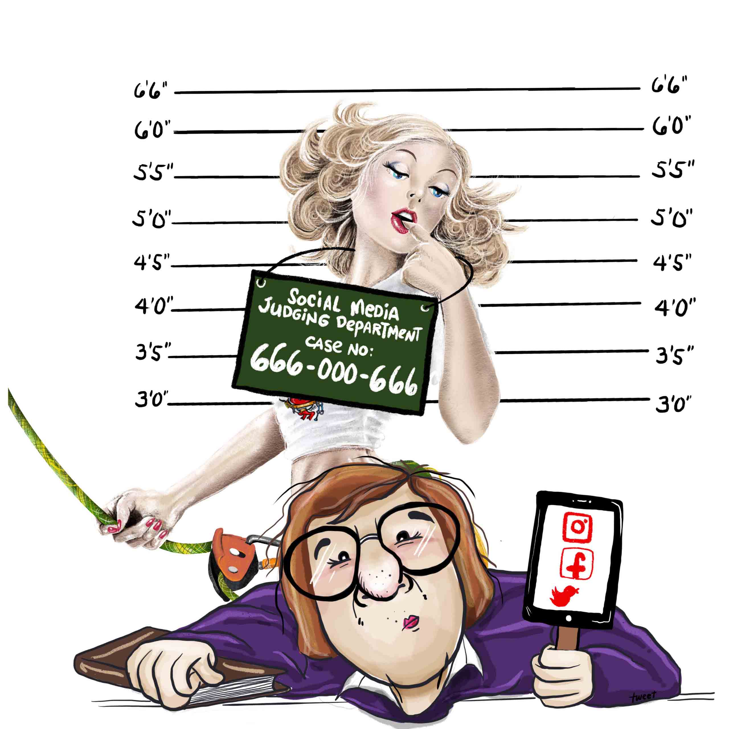 Social Media Judging Department - Kletter T-Shirt Social Media Judging Department - Kletter T-Shirt