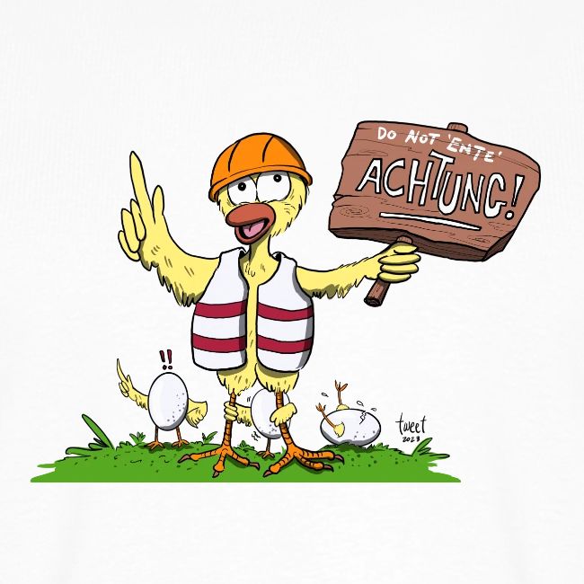 Klettern T-Shirt "Achtung - Do not Ente(r)" Klettern T-Shirt, Klettern Motive, Bouldern, Wandern, Natur Liebhaber, Outdoor Sport