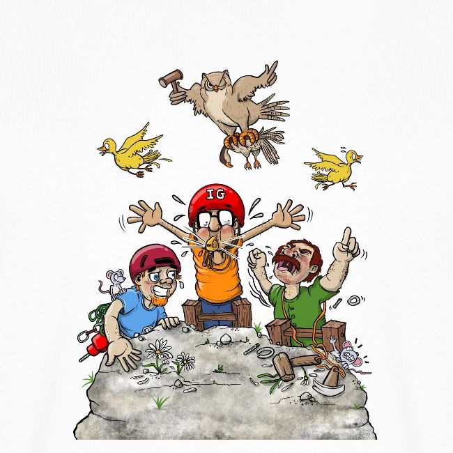 Klettern T-Shirt "IG-Klettern" Klettern T-Shirt, Klettern Motive, Bouldern, Wandern, Natur Liebhaber, Outdoor Sport