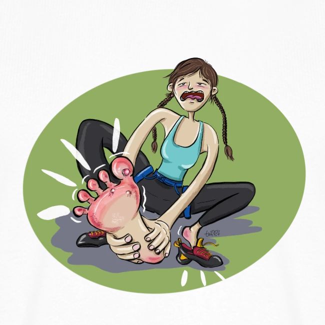 Klettern T-Shirt "zu enge Kletterschuhe" Klettern T-Shirt, Klettern Motive, Bouldern, Wandern, Natur Liebhaber, Outdoor Sport